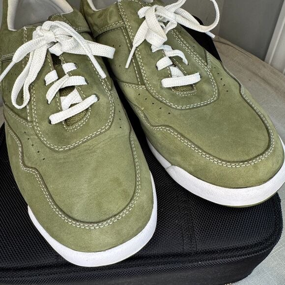 Rockport Prowalker Men’s Casual Tennis Shoes Green Suede Size 11.5 M Rare - Picture 4 of 10